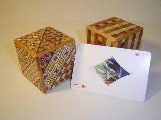 2 Sun 7 Steps Cube Ichimatsu Japanese Puzzle Box