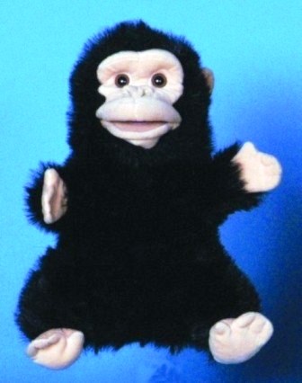 Chimp Hand Puppet - Click Image to Close